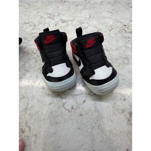 Nike Sky Jordan 1 Crib Bootie Black Varsity Red White  Size 3C New, NWOT